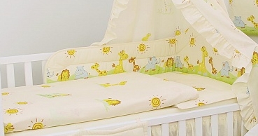 Ochranné hniezdo 180x30 BA potlač beige béžová  ZOO