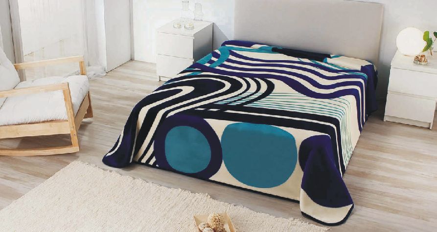 5326 220x240 04 blue modrá deka