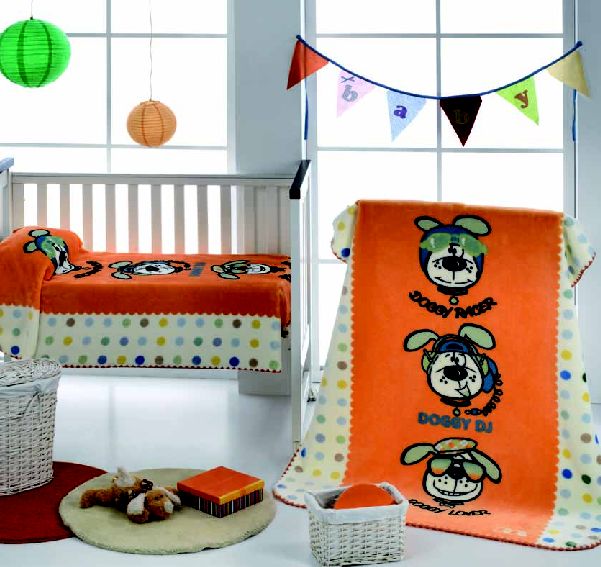 010 Piccola 80x110 03 orange oranžová deka