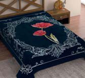 5186 220x240 99 black čierna deka