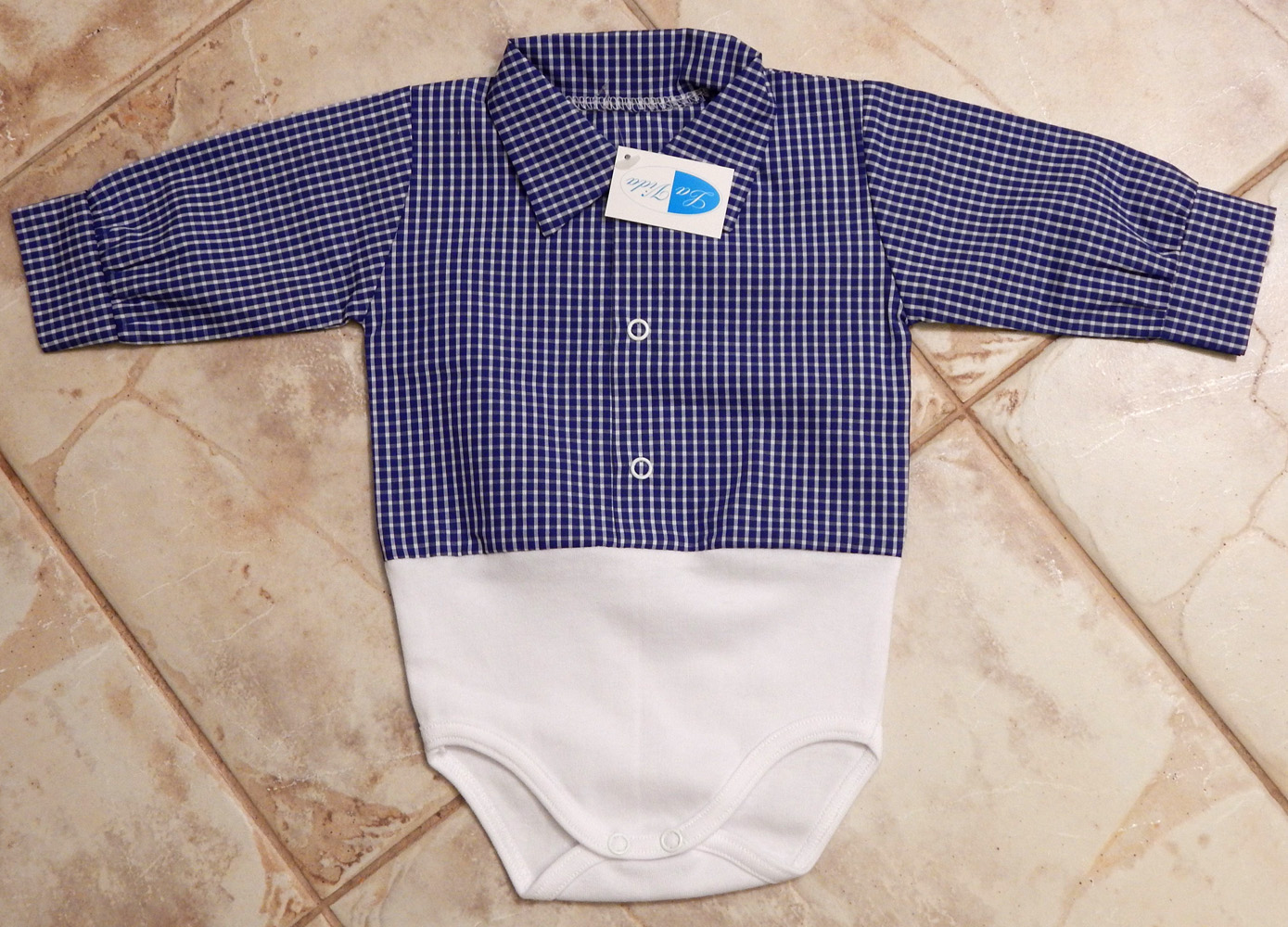 Body košielka RB 733 blue modrá Boris slávnostné 74