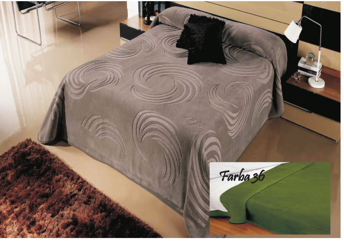 5604 160x240 36 green zelená deka