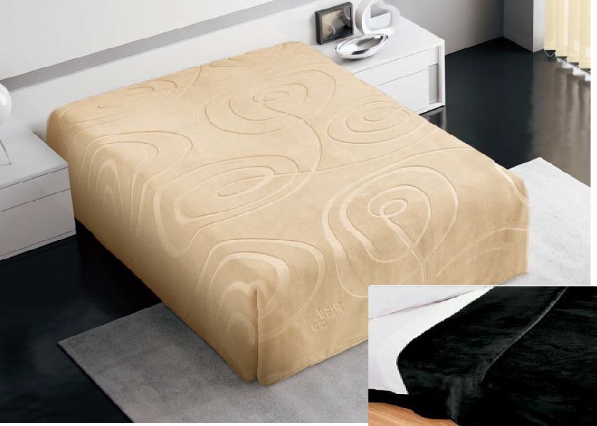 5193 220x240 99 black čiersna deka