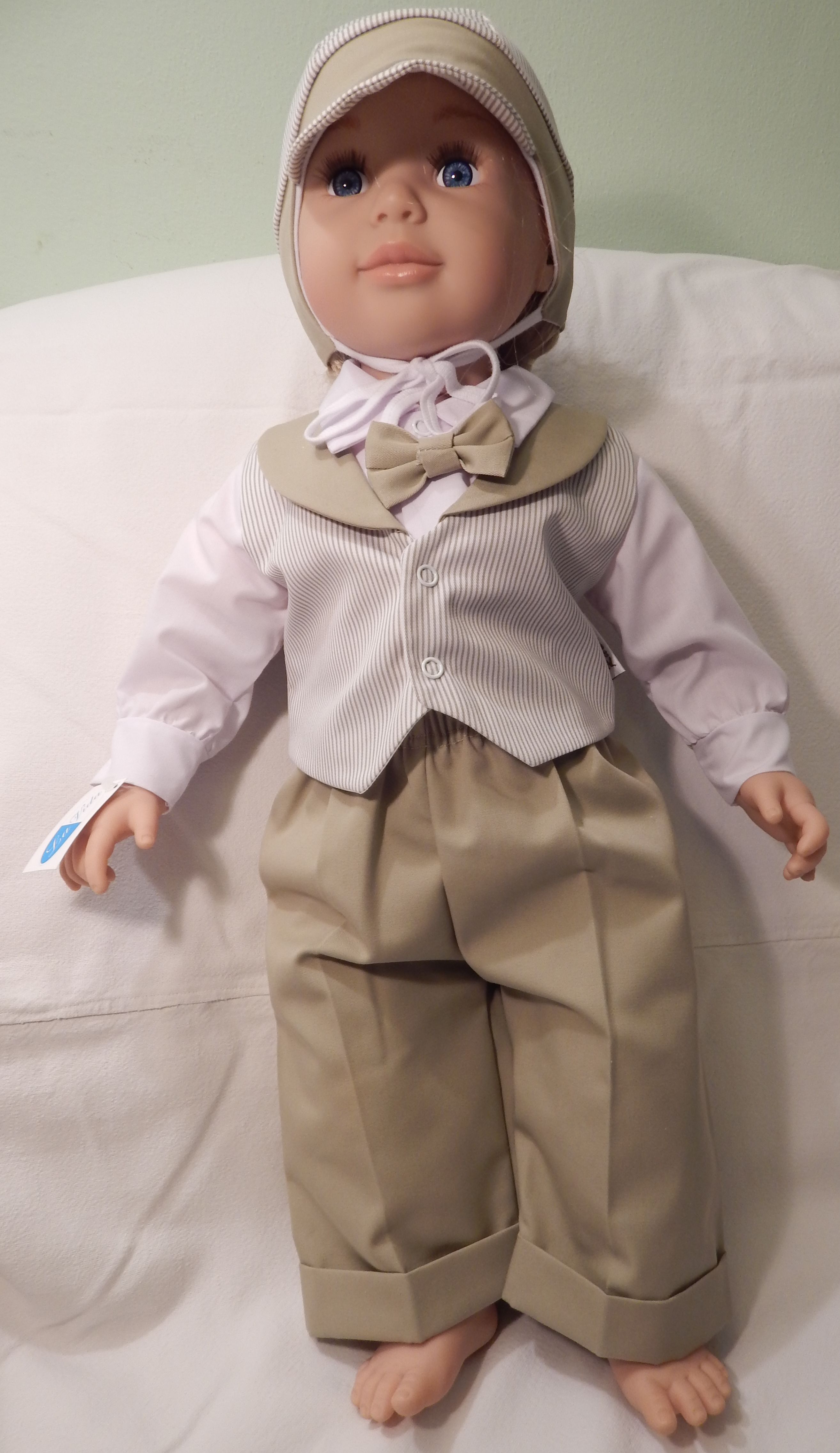 Komplet 5 dielny RB 180 beige béžová pásik Max 62