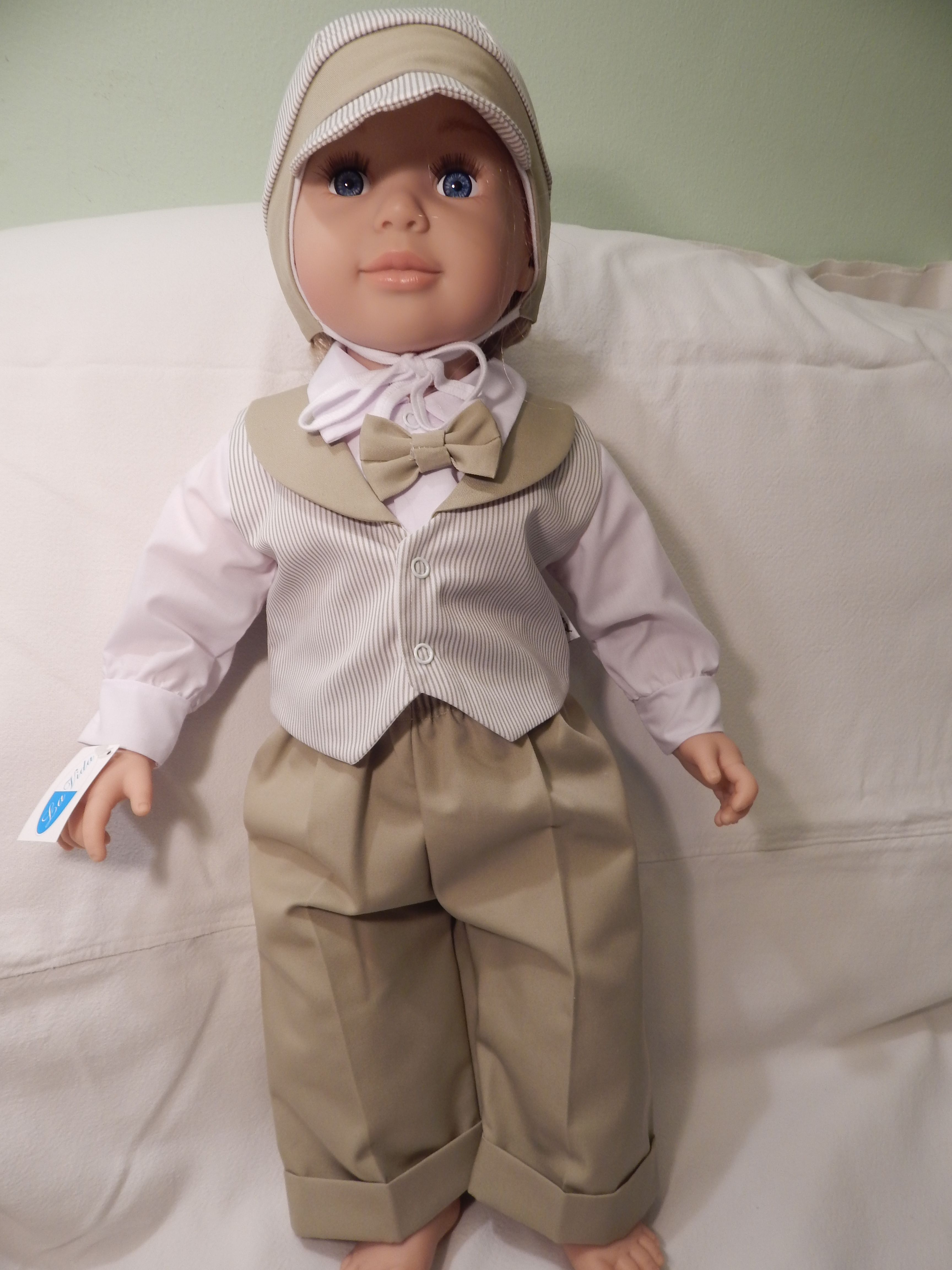 Komplet 5 dielny RB 180 beige béžová pásik Max 68