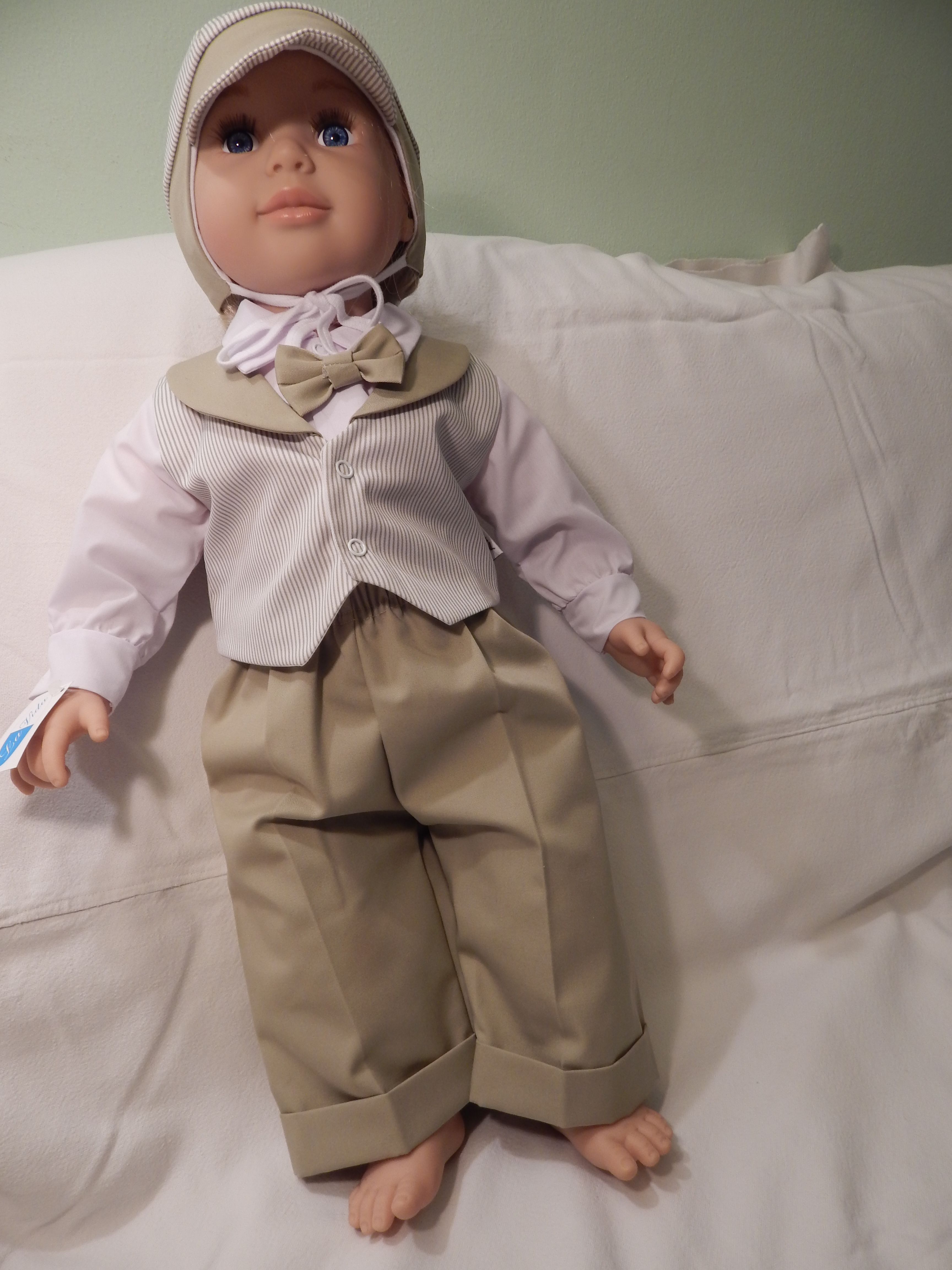 Komplet 5 dielny RB 180 beige béžová pásik Max 74