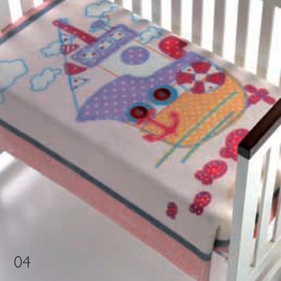 058 Magic Baby 80x110 04 pink ružová deka