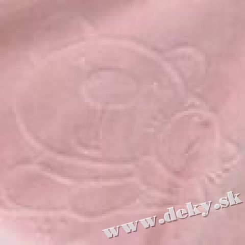 923 Baby Coat Embossed 80x90 04 Pink ružový vak