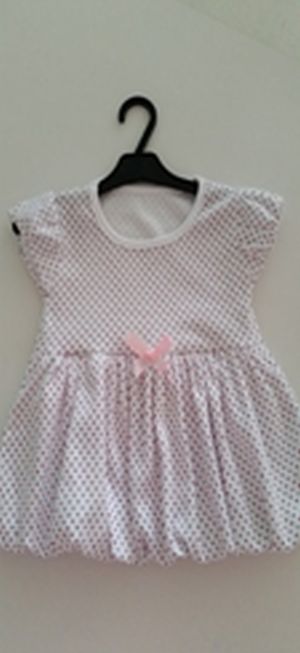 Šaty HX 745 whiste biela bodka 98-104