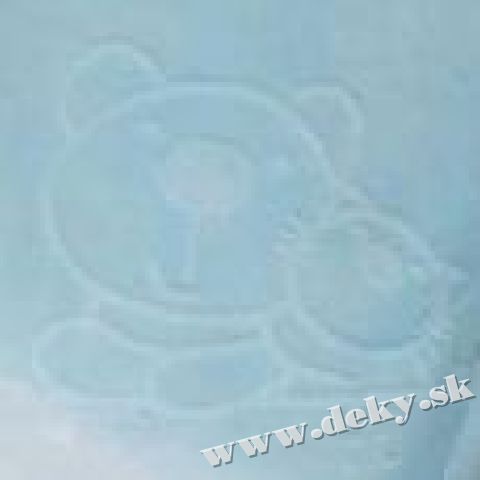 923 Baby Coat Embossed 80x90 05 Blue modrý vak