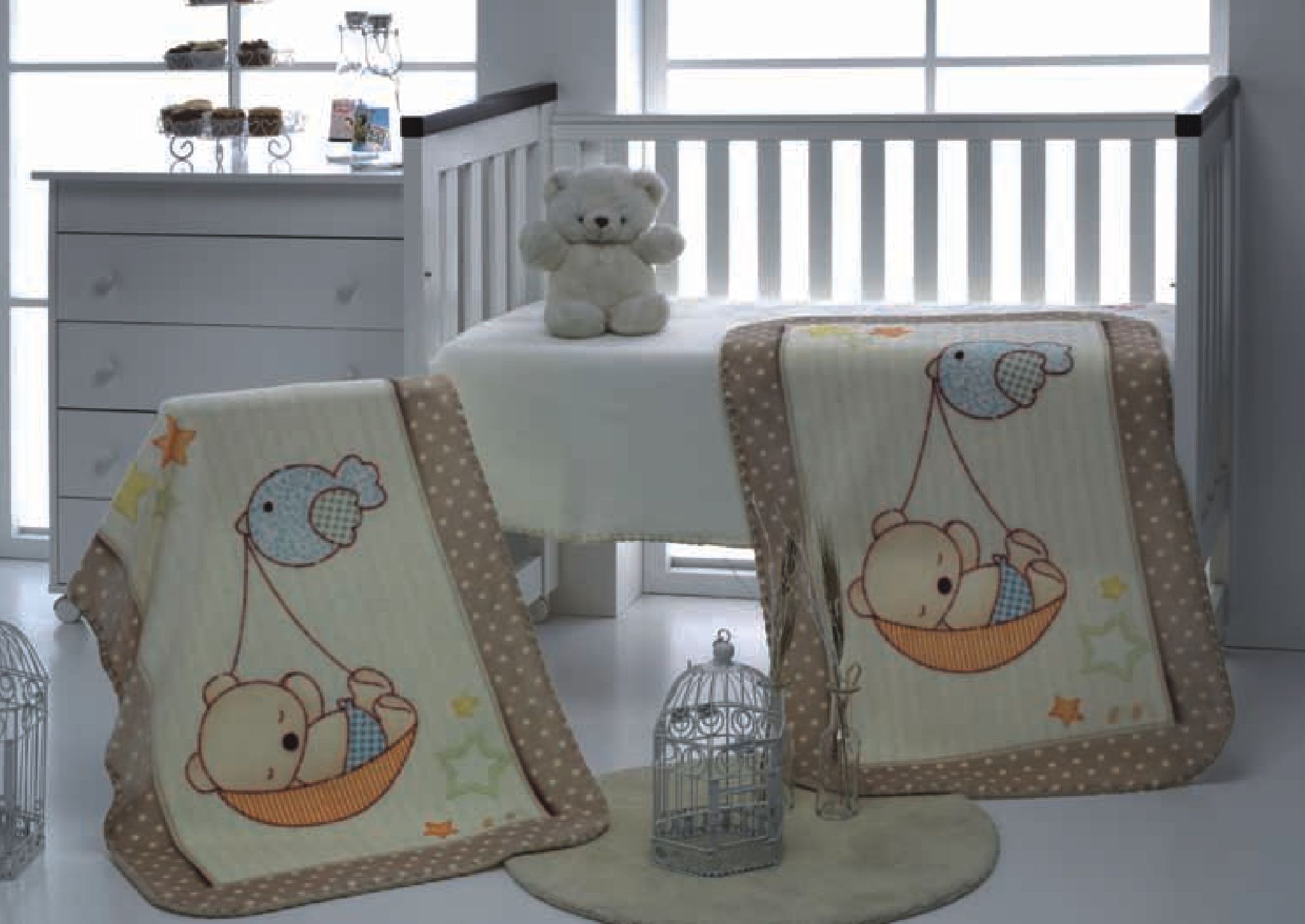 050 Piccola 70x110 02 beige béžová deka