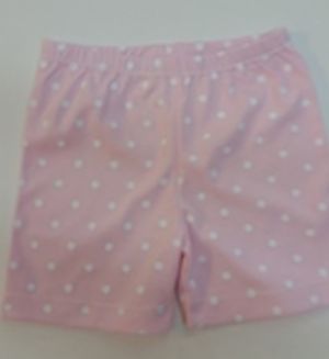 Krátke nohavice HX 64 pink ružová bodky 74