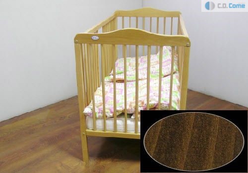 Kinga beby bed postieľka walnut hnedá má vyberateľné tyčky