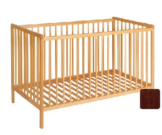 Proste postieľka walnut hnedá vyberateľné tyčky