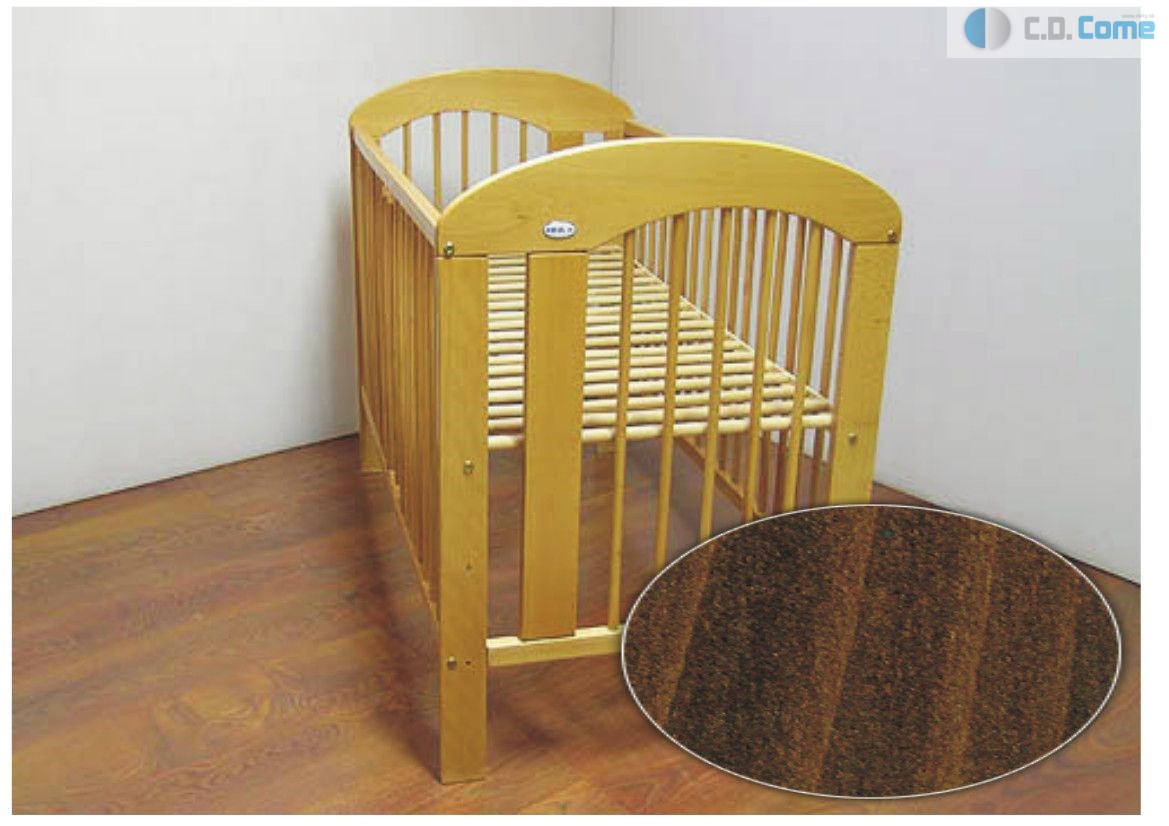 Natália beby bed postieľka walnut hnedá spúšťací bok Gravir