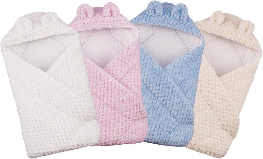 Zavinovačka kapucňa 70x70 655 Soft pink ružová bez výstuže