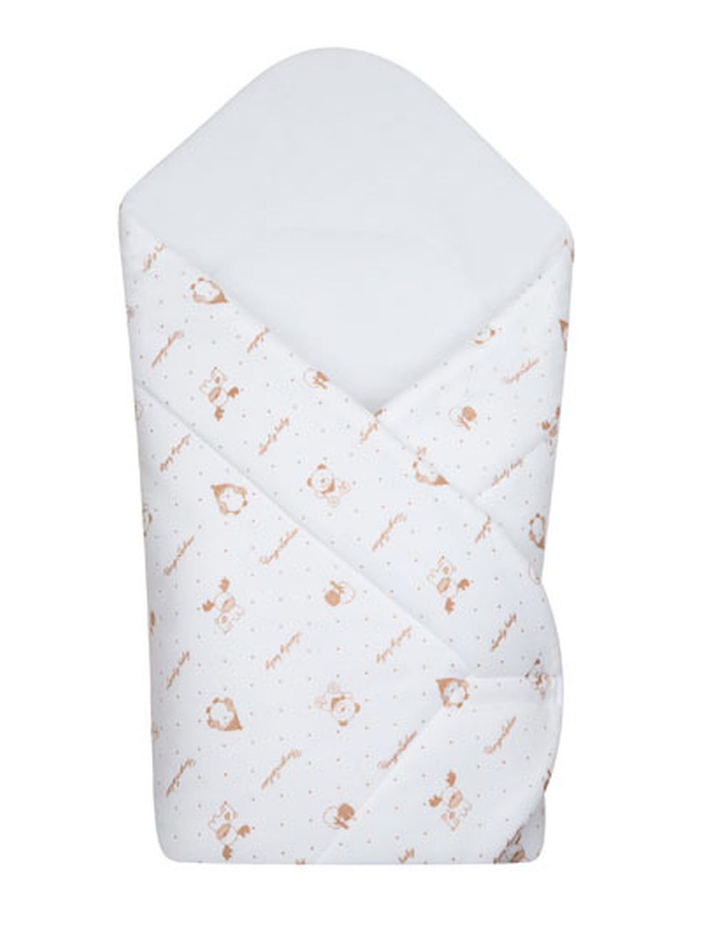 Zavinovačka hladká 70x70 643 velur pozlač biela bíla