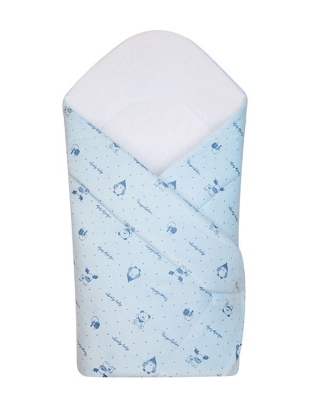 Zavinovačka hladká 70x70 643 velur pozlač blue modrá