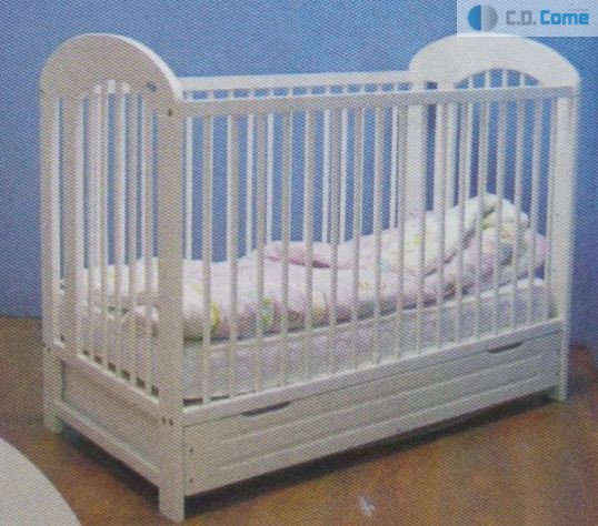 Natália beby bed postieľka white biela vyberateľné tyčky Gravir