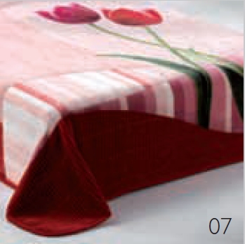 004 Mora gold 160x220 07 Red červená deka