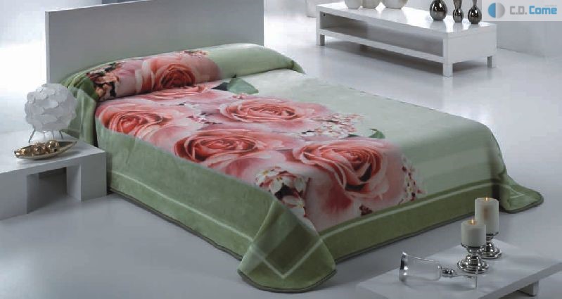 005 Mora gold 160x220 08 Green zelená deka