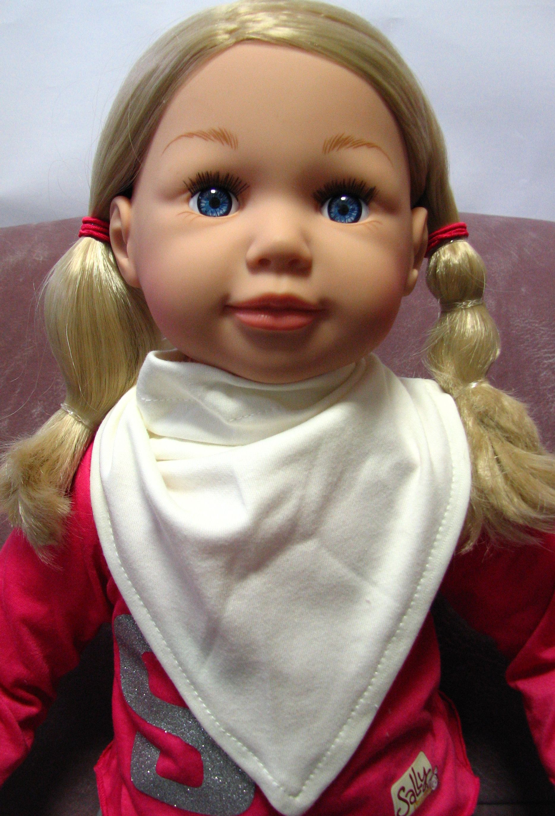 Podbradník šatka viazanie beige béžová 150 výšivka