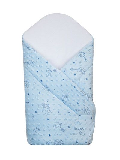 Zavinovačka hladká 75x80 642 top potlač blue modrá s výstužou