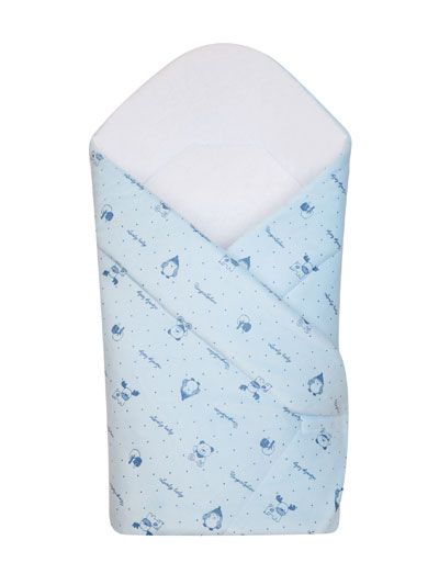 Zavinovačka hladká 75x80 645 top pot velúr blue modrá s výstužo