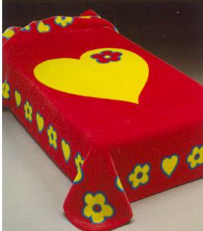 175 160x220 strawbery jahodovočervená deka