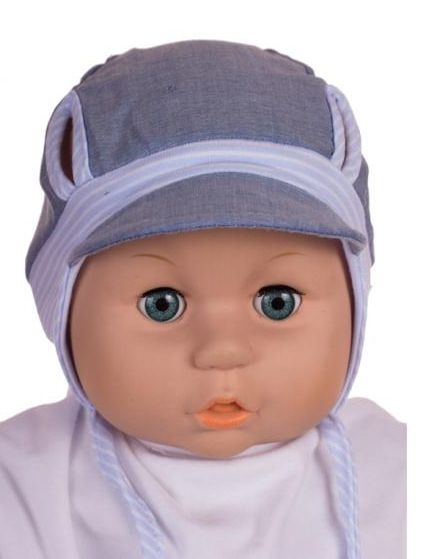 Čiapka L-Cz046 viazanie blue modrá 36 38 40 42 44