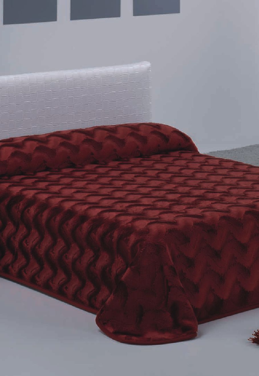971 morapel luxe 220x240 37 bordeaux bordová dekový prehoz