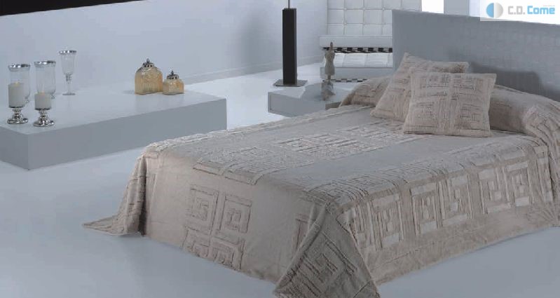 835 Atica 220x240 02 Beige béžová dekový prehoz