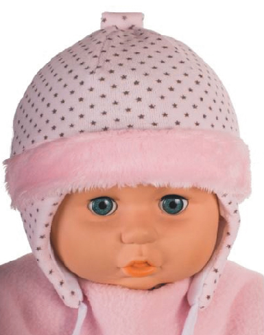 Čiapka Z-Cz087 viazanie MALGOSIA pink ružová 36 38 40 42 44