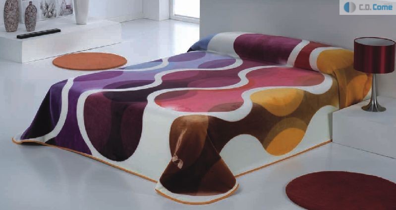 079 Nova Linea 170x240 03 orange oranžová deka