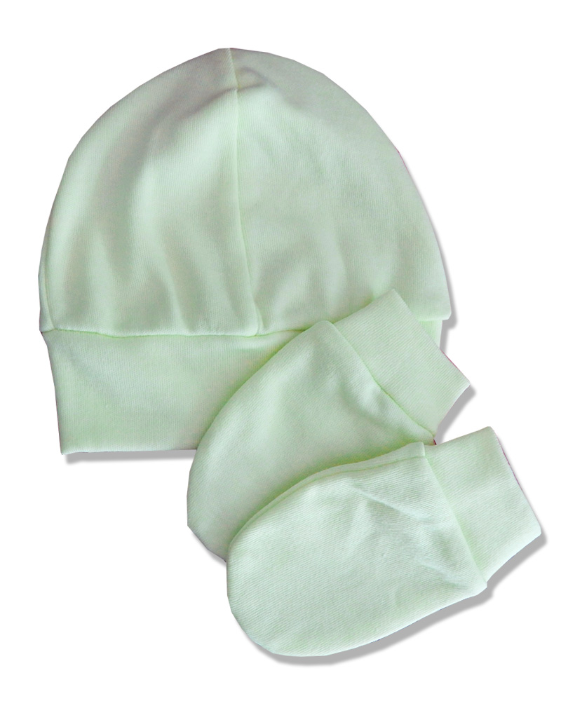 Čiapka a rukavice BA green zelená veľ. 36-38