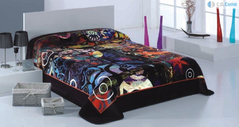 081 Nova Linea 220x240 06 black čierna deka