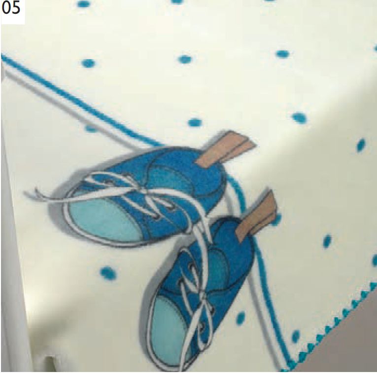 B51 kidz 80x110 05 blue modrá deka