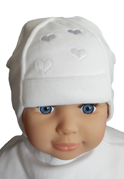 Čiapka K-Cz02 viazanie Boba white biela 40 42 44