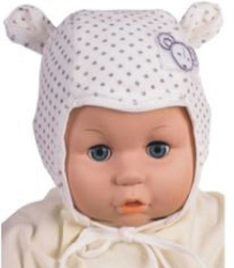 Čiapka WJ-Cz109 viazanie Myška beige grey 36 38 40 42 44