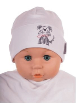 Čiapka Cr-Cz083 Hau white biela 34 36 38 40 42 44