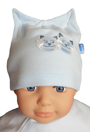 Čiapka Cr-Cz036 Cica blue modrá 34 36 38 40 42