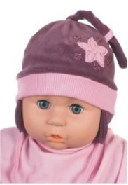 Čiapka WJ-Cz035 viazanie Sabinka lillac fialová 36 38 40 42 44