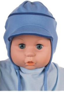 Čiapka WJ-Cz159 viazanie Pasik blue modrá 36 38 40 42 44