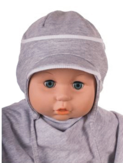 Čiapka WJ-Cz159 viazanie Pasik grey šedá 36 38 40 42 44