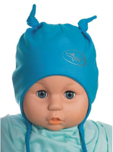 Čiapka WJ-Cz143 viazanie Uzlíky blue modrá 38 40 42 44 46