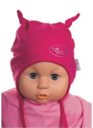 Čiapka WJ-Cz143 viazanie Uzlíky pink ružová 38 40 42 44 46