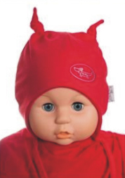 Čiapka WJ-Cz143 viazanie Uzlíky red červená 38 40 42 44 46