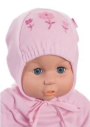 Čiapka WJ-Cz024 viazanie Tusia pink ružová 36 38 40 42 44