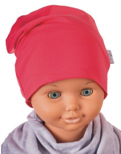 Čiapka WJ-Cz523 Smurf red čevená 48 50 52 54 56