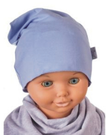 Čiapka WJ-Cz523 Smurf blue modrá 48 50 52 54 56